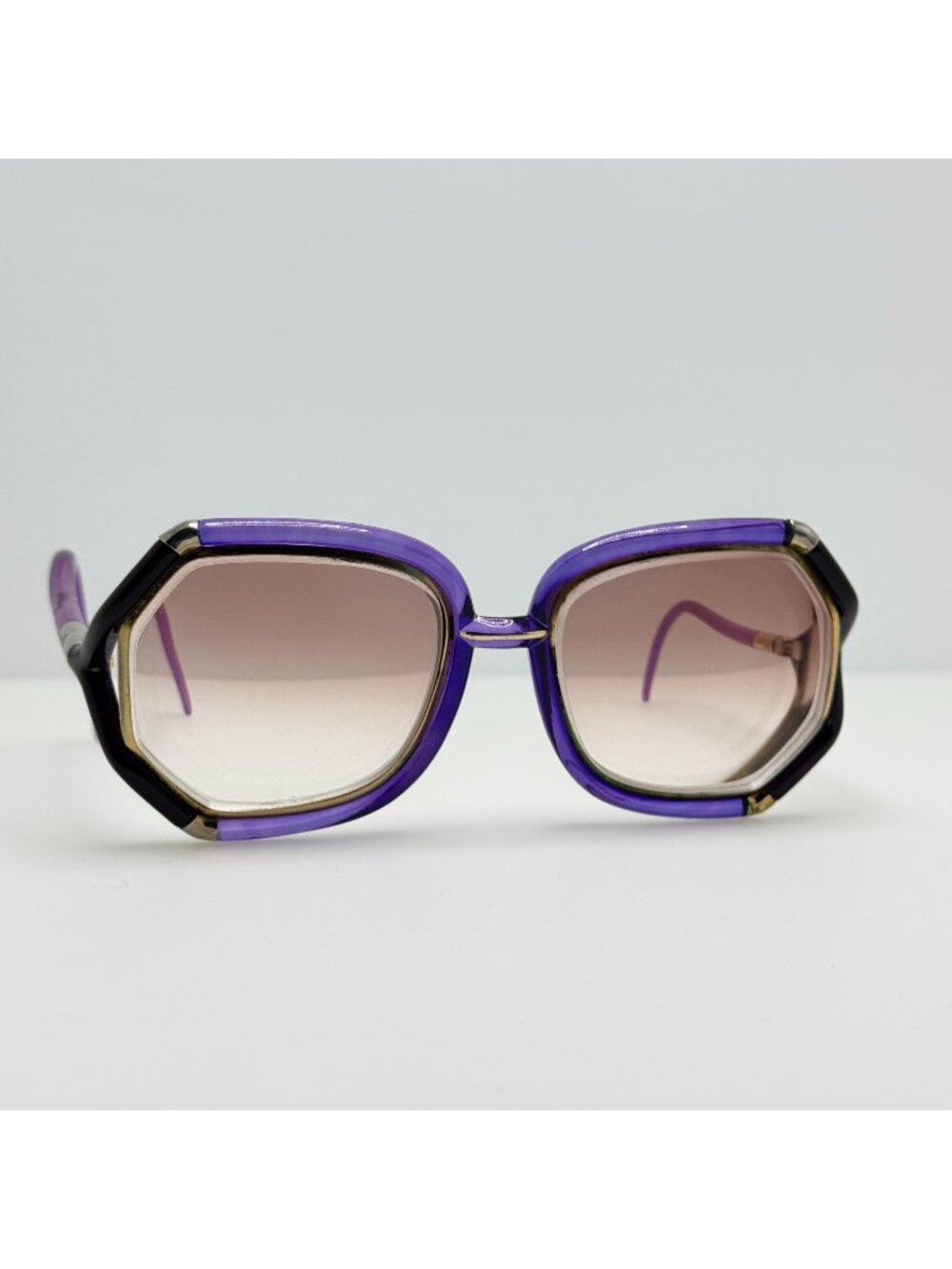 Ted Lapidus Eyeglasses Eye Glasses Frames Purple Violet France